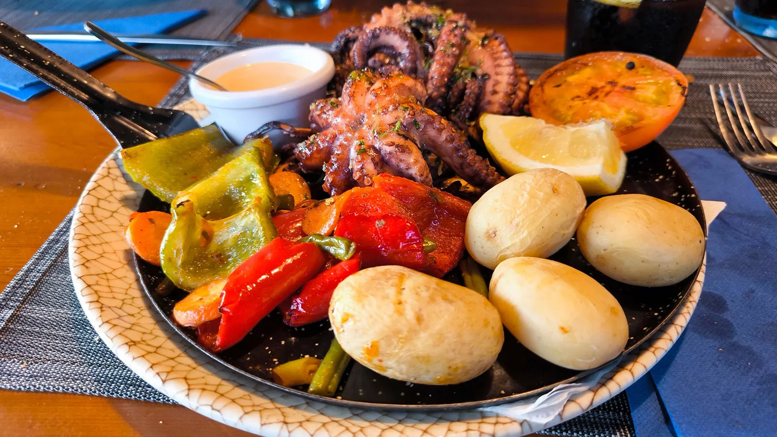 Meeresfrüchte aus dem Atlantik auf Teneriffa