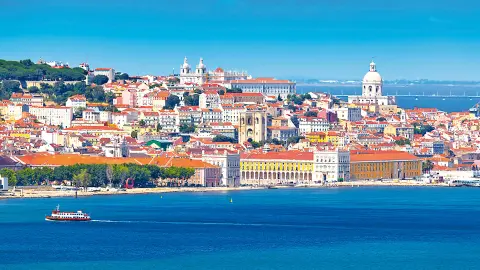 Blick auf die Weltstadt Lissabon-placeholder