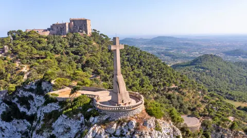 Panoramablick auf Santuari de Sant Salvador-placeholder