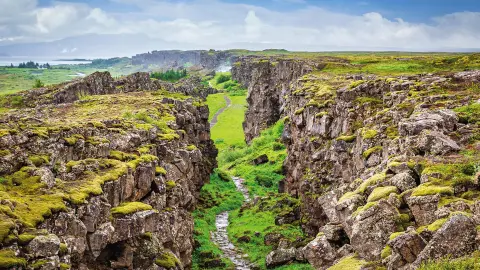 Thingvellir Nationalpark – tektonischer Grabenbruch-placeholder
